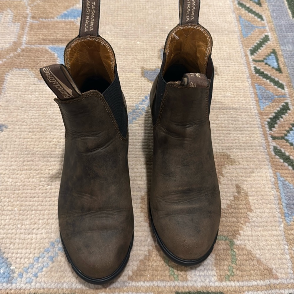 Blundstone Women's Antique Brown Leather Chelsea Boots 5UK 8US - Picture 4 of 12